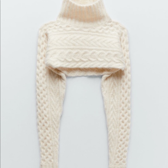 Zara Sweaters Zara Cable Knit Sleeve Arm Warmer Poshmark